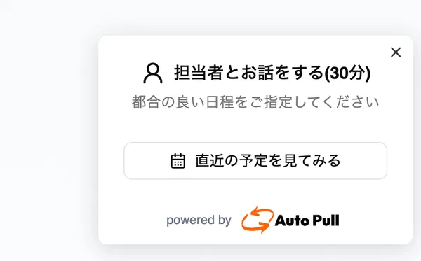 AutoPull製品のスクリーンショット